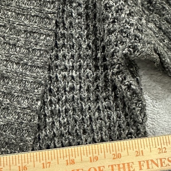 Abercrombie & Fitch Duster Cardigan Women's One Size Open Front Knit Gray - Picture 6 of 8